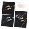 Baluue 2pcs Metal Hair Pins for Thick Curly Hair Vintage Clips Pearl Sticks for Women view 3