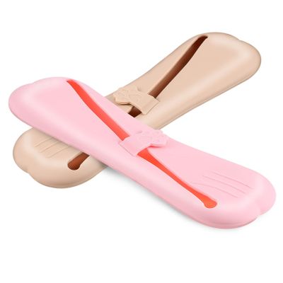 Baluue Travel Makeup Brush Case Holders 2 Pack Silicone Makeup Brush Organizer for Brush Case