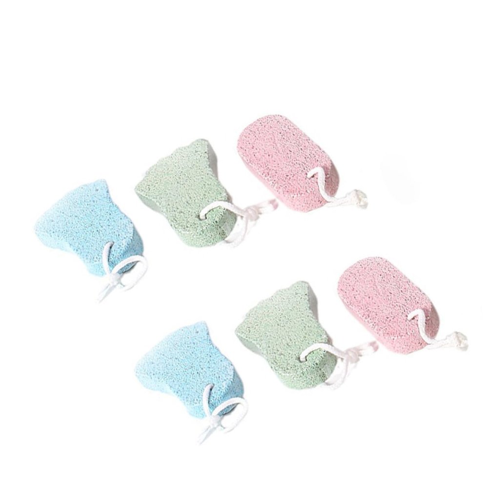 Healeved 6pcs Foot Pumice Stones Ergonomic Handheld Exfoliators for Smooth Feet Callus Removers for Dry Skin and Cracked Heels Care