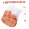 FOYTOKI 2pairs Moisturizing Socks Lotion for Cracked Heels Gel Heel Socks for Foot Moisturizing Overnight Spa view 2