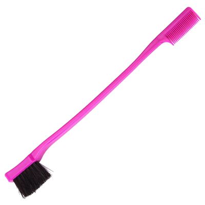 FRCOLOR 3pcs Professional Eyebrow Brush and Comb Grooming Tool Soft Touch for Women Rosy