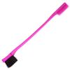 FRCOLOR 3pcs Professional Eyebrow Brush and Comb Grooming Tool Soft Touch for Women Rosy view 1