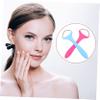 Healeved 2pcs Portable Facial Hair Removal Spring Epilator Manual Upper Lip Threading Tool for Women Anti-Slip Design for Daily Use and Sensitive Skin Includes Pink and Blue Color Options view 3