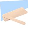 JECOMPRIS Waxing Sticks Set 100pcs Beauty Care Rod Hair Removal Tool Face Scraper Tongue Spatula Wood view 4