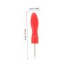 NOLITOY 10pcs Glue Bottle Opening Needle Tool Replacement Pins Nozzle Piercing Needles Comfortable Handle for Salons view 2