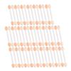 Baluue 50pcs Dual-ended Eyeshadow Applicators Smooth Makeup Brushes for Easy Eye Makeup Application Portable and Travel-friendly Dual-end Design for Beginners and Professionals view 1