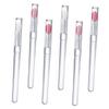 AUTSUPPL 6pcs Lip Tint Korean Makeup Tool Lip Brush Silicone Heads Gentle Skin-friendly for Women view 1