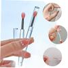AUTSUPPL 6pcs Lip Tint Korean Makeup Tool Lip Brush Silicone Heads Gentle Skin-friendly for Women view 2