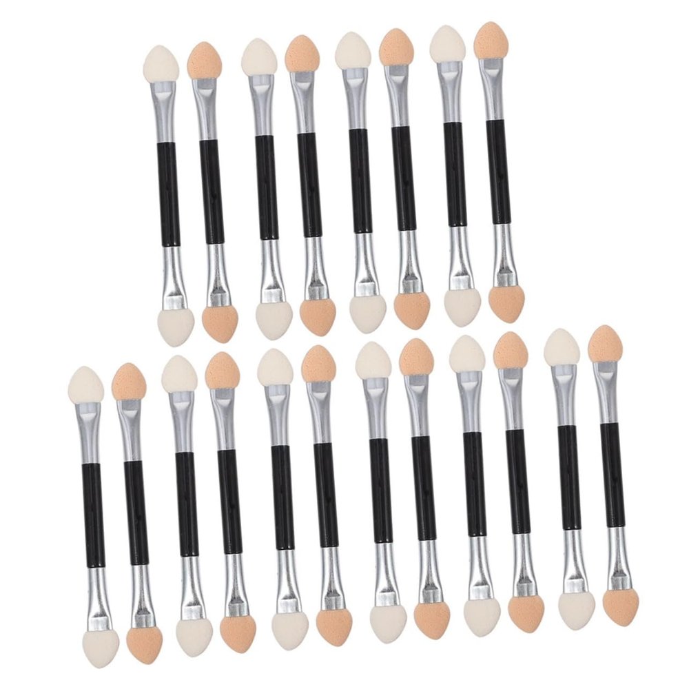 Baluue 30pcs Elegant Makeup Brushes Bundle Eye Shadow Brush Dual-sided Applicator Tool for Women