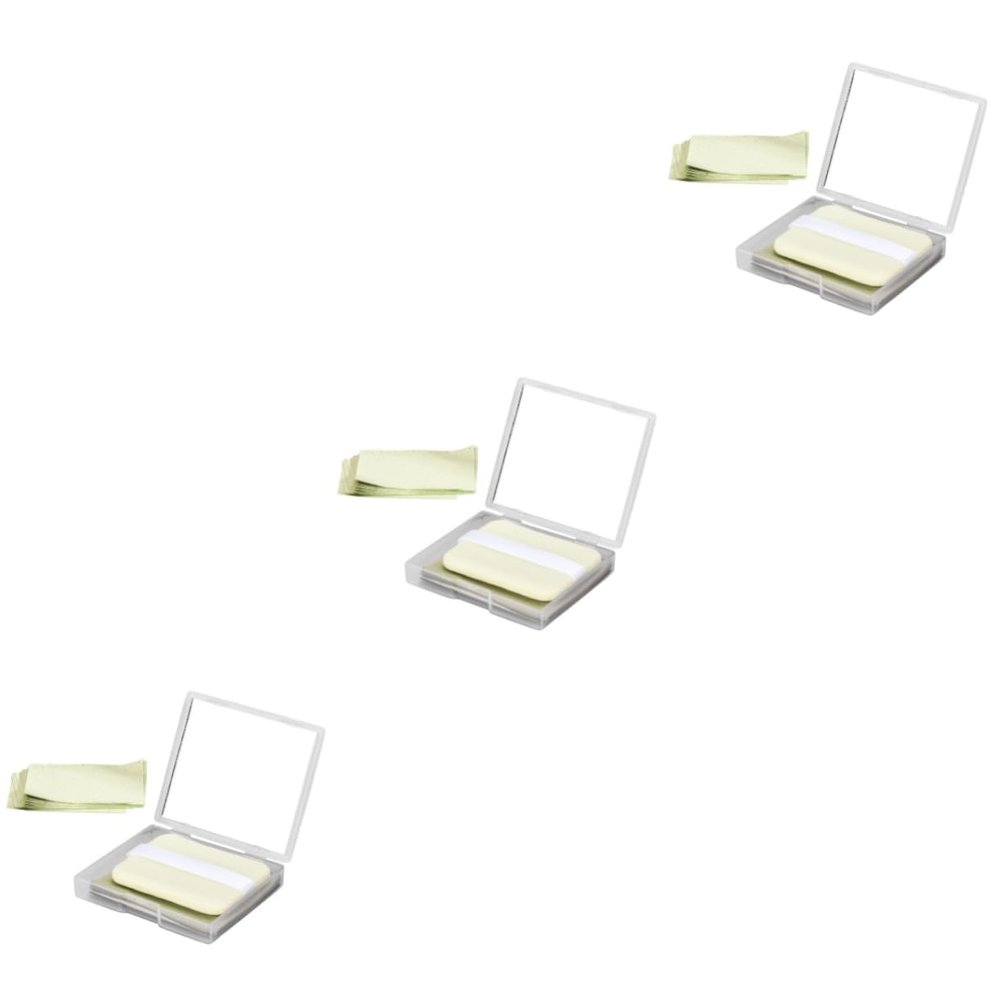 Beatifufu 3sets Oil Absorbing Sheets Oil Blotting Sheets Facial Remover Makeup Control Papers