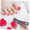 BELLIFFY Ergonomic Nail Clipper Nail Trimmer Manicure File Cutters for Thick Non-Slip Handle Rustproof view 2