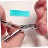 FOYTOKI Silicone Nail Cutter Handle Cover 12pcs Cuticle Scissor Handle Sleeves Non-slip and Durable view 2