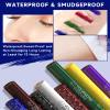 Waterproof Brown Mascara Volume and Length,Long Lasting Colored Liquid Lash Mascara for Eyelashes,Smudge-Proof Curling Voluminzing Colorful Eye Lash Cosplay Party Women Eye Makeup -02 view 4