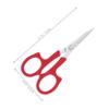 HAPINARY 2pcs Stainless Steel Facial Hair Scissors for Precision Trimming Curved and Straight Design for Eyebrows and Beard Grooming Lightweight Beauty Tool for Men and Women view 2