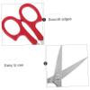 HAPINARY 2pcs Stainless Steel Facial Hair Scissors for Precision Trimming Curved and Straight Design for Eyebrows and Beard Grooming Lightweight Beauty Tool for Men and Women view 3