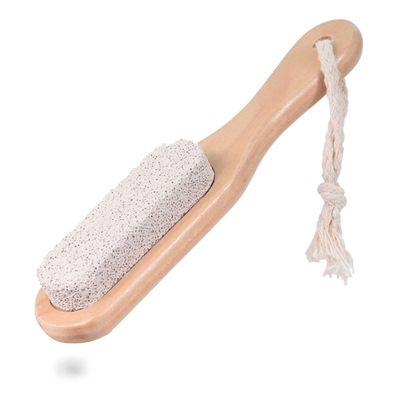 Gogogmee 2pcs Nail Cleaning Brush Pumice Stone Scrubber for Nail Art and Single-sided Volcanic Rock Gentle Skin for Manicure and Pedicure