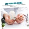 MOLUCKFU Professional Piercing Ear Model Silicone Human Ear Comfortable Realistic for view 4