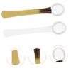 Healeved 2pcs Eye Cream Applicator Rods Eye Massaging Tool for Reducing Swelling Dark Circles Fine Lines Portable Beauty Supplies for Women Plastic Handle White Green view 3