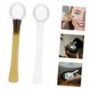 Healeved 2pcs Eye Cream Applicator Rods Eye Massaging Tool for Reducing Swelling Dark Circles Fine Lines Portable Beauty Supplies for Women Plastic Handle White Green view 4