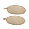 IWOWHERO 2pcs Deep Clean Loofah Bath Towels Back Scrubbers Exfoliating Shower Towel Compact Portable Bathing Massage Tool view 1