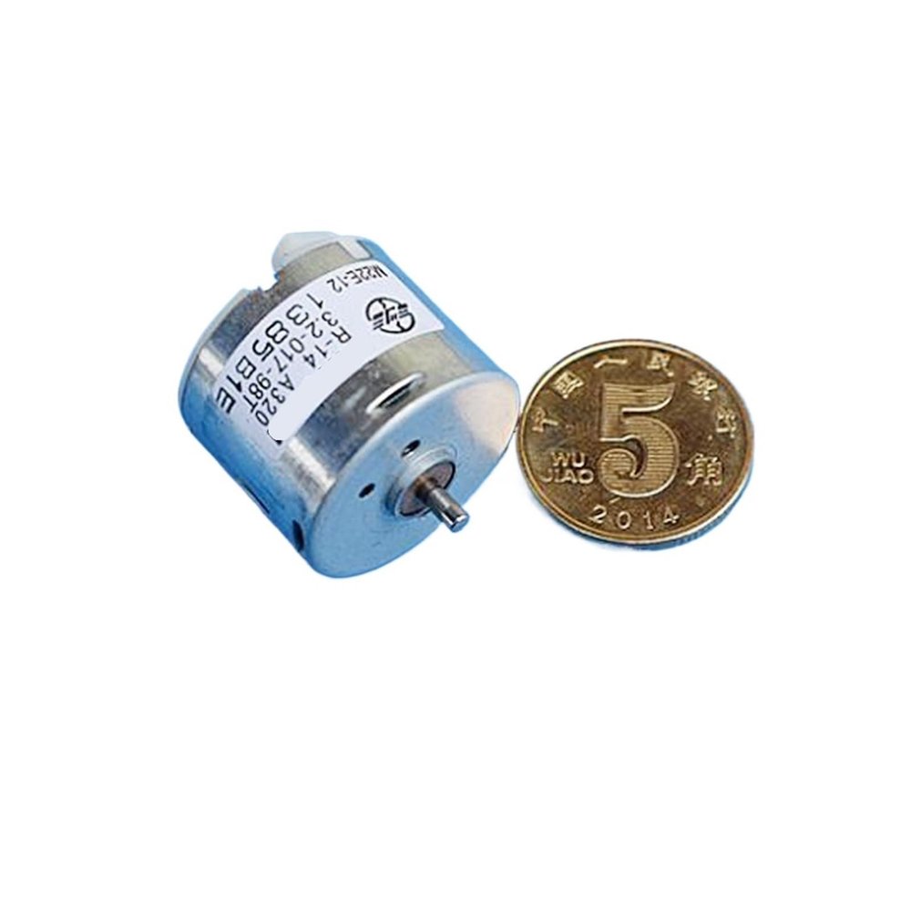 AARTERZZA 310 Electronic Starter 6-Pole Rotor DC 3.7V 9800RPM Large Torque M22E-12 Electronic Starter 3.7V-6V for Tattoo Machine Shaver(White Label Motor)