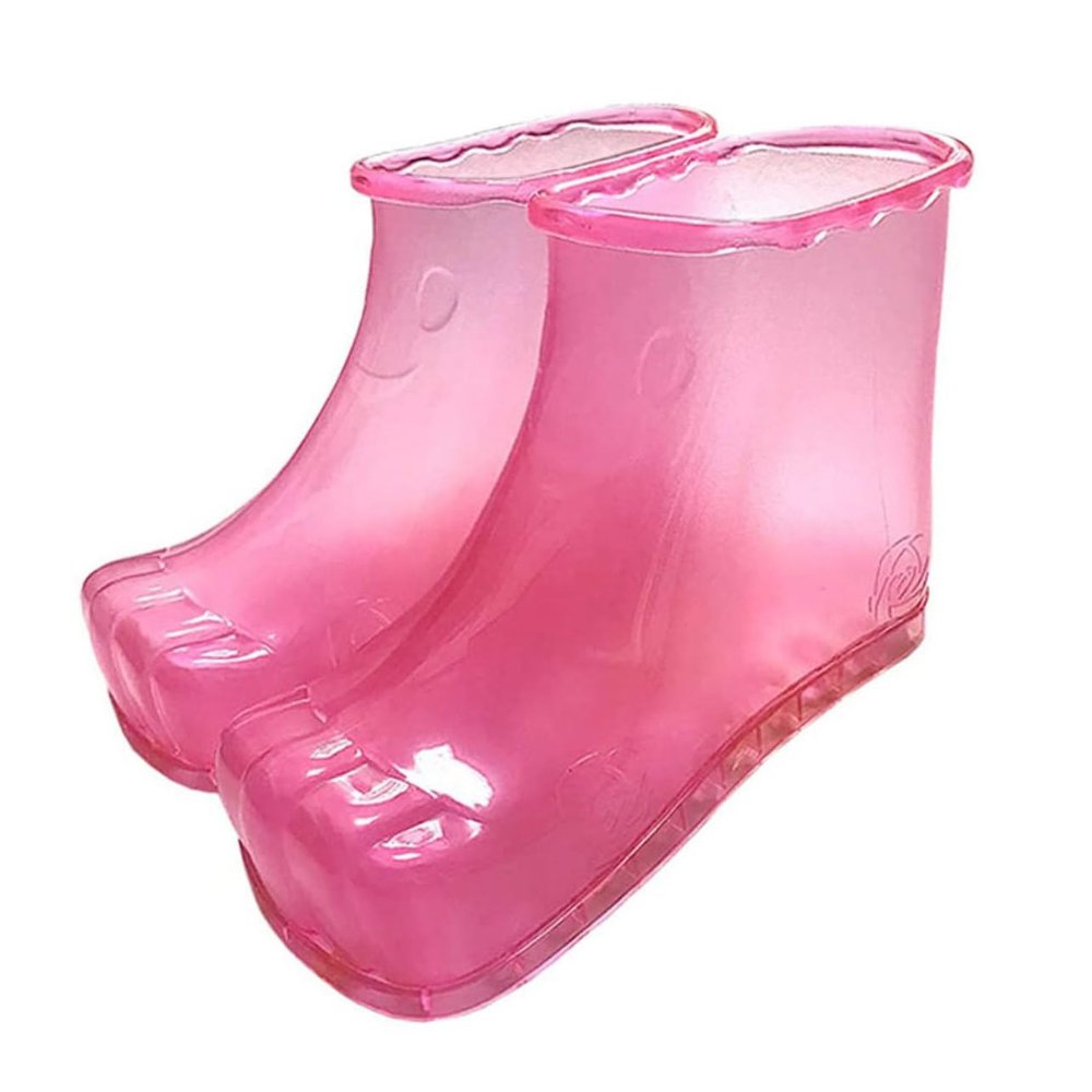 FRCOLOR High-top Foot Soaking Shoes for Relaxation and Durable Foot Massage Boots for Home Pedicure Care Heat-resistant Bathing Supplies