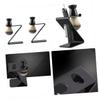 FOYTOKI Men's Beard Brush Holder Razor Stand Shaving Brush Organizer Desktop Razor Rack view 2