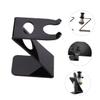 FOYTOKI Men's Beard Brush Holder Razor Stand Shaving Brush Organizer Desktop Razor Rack view 3