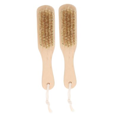 BELLIFFY 2pcs Foot Scrub Tool Callus Remover Brush for Feet Exfoliating Pedicure