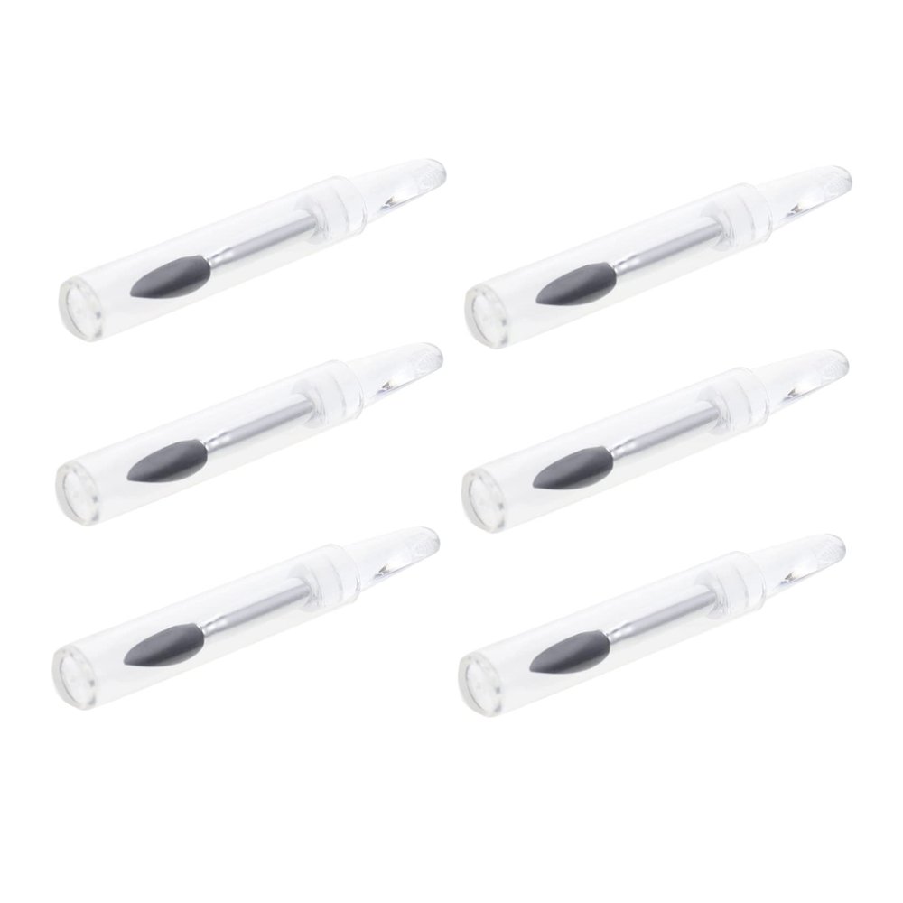 Baluue 6pcs Silicone Lip Mask Brush Cover Makeup Brush Applicator for Lipstick Eyeshadow Women Beauty Tool