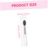 Baluue 6pcs Silicone Lip Mask Brush Cover Makeup Brush Applicator for Lipstick Eyeshadow Women Beauty Tool view 2
