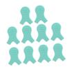 Baluue 10pcs Lash Perming Brush for Eyelash Lifting Y-shaped Eyelash Curling and Home Use Gently Lifts Natural Lashes Green Color view 1