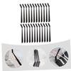 Baluue Eyebrow Brush Set 30pcs Small Eyelash Combs for Home Salon Non-slip Grip Random view 4