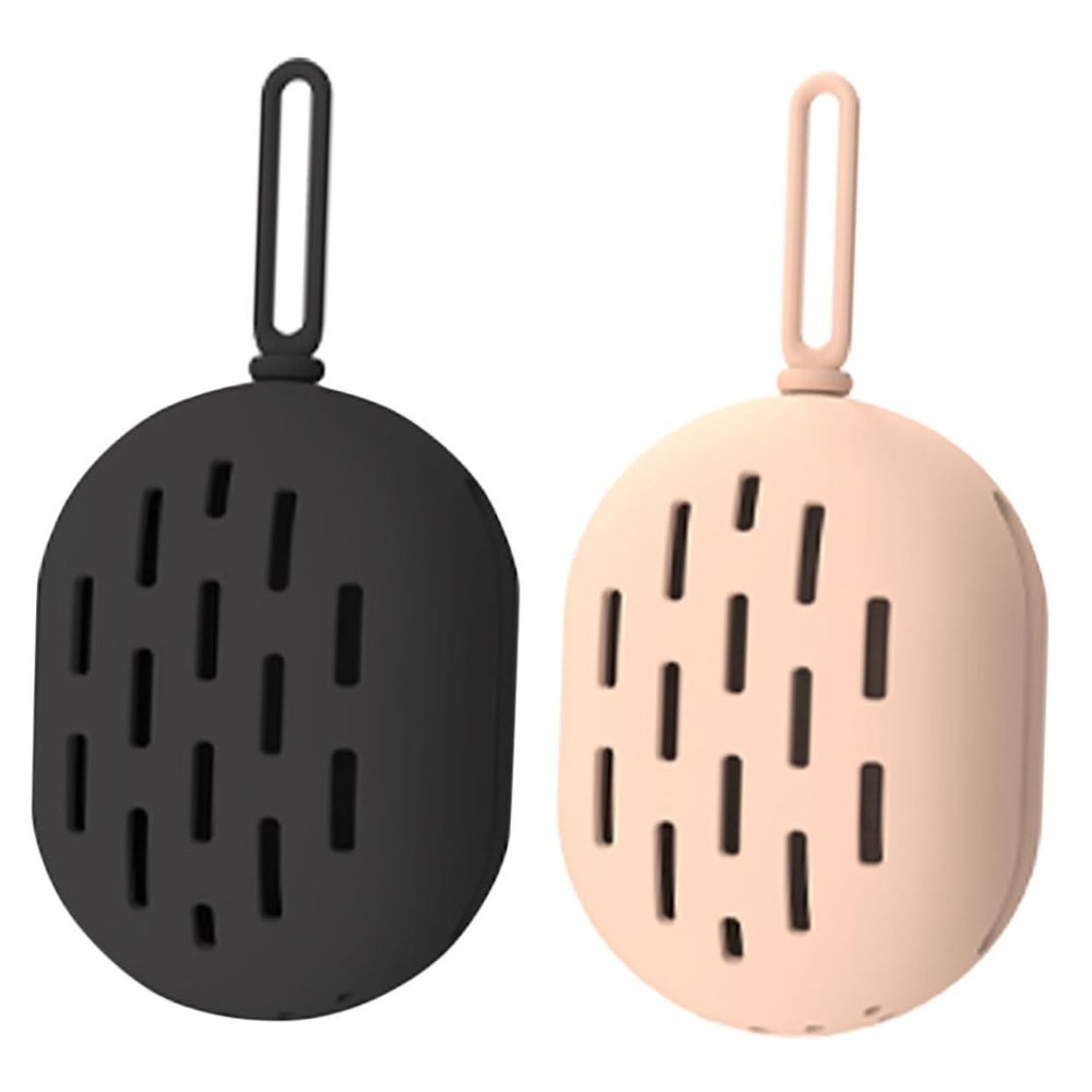 Baluue 2pcs Portable Silicone Makeup Sponge Holder Case Lightweight Cosmetic Puff Storage Box for Travel Prevents Makeup Sponge Damage for Beauty Enthusiasts