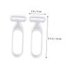 OSOLADY 2pcs Portable Body Hair Trimmer for Women Safe Shaving Tool for Legs and Underarms for Travel Lightweight Design Minimizes Skin Irritation for Wet Use view 2