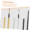Baluue 6pcs Retractable Lip Brush Makeup Tools Eyeshadow Applicators Double Sided for Professional Makeup view 3