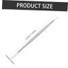 Baluue 2pcs Stainless Steel Eyebrow Combs Lash Lift Tool Eyelash Brush Separator for Makeup Artists view 2