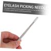 Baluue 2pcs Stainless Steel Eyebrow Combs Lash Lift Tool Eyelash Brush Separator for Makeup Artists view 4