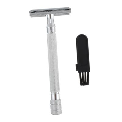 BELLIFFY Safety Double-sided Shaving Tool - Handle for Men and Women Comfortable Grip Design for Beard Trimming and Facial Hair Removal
