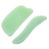 Anneome 2pcs Facial Scraper Jade Roller for Women Gua Sha Massage Tool Face Rolling Massager Comfortable Material for Body Relaxation view 1