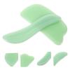 Anneome 2pcs Facial Scraper Jade Roller for Women Gua Sha Massage Tool Face Rolling Massager Comfortable Material for Body Relaxation view 2