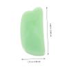 Anneome 2pcs Facial Scraper Jade Roller for Women Gua Sha Massage Tool Face Rolling Massager Comfortable Material for Body Relaxation view 4