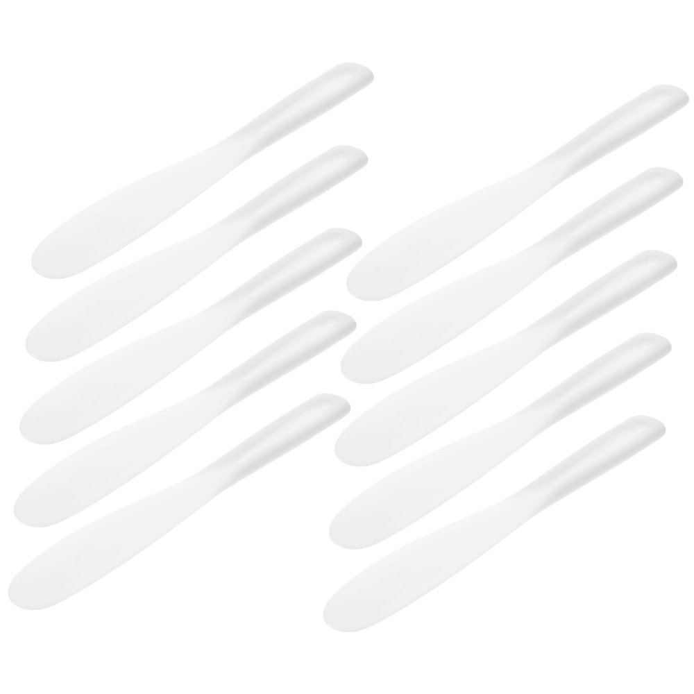 FOYTOKI 10pcs Cosmetic Mixing Spatulas Foundation Stirring Tools Face Cream Applicator Multifunctional Mask Mixing Stick for Beauty Salons