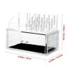 Baluue Acrylic Cosmetic Display Case Makeup Organizer Storage Box Desktop Makeup view 2