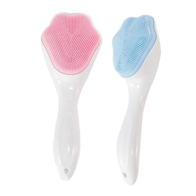 Baluue 2pcs Silicone Manual Face Scrubber Brush Gentle Exfoliating Tool for Home Travel Promotes Blood Circulation Compact Design for Sensitive