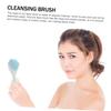 Baluue 2pcs Silicone Manual Face Scrubber Brush Gentle Exfoliating Tool for Home Travel Promotes Blood Circulation Compact Design for Sensitive view 3
