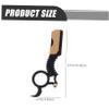 Healeved 2pcs Beard Shaving Razors Manual Razor Men Shaver Beard Trimmer Mustache Trimmer Barber Shop Tool view 2