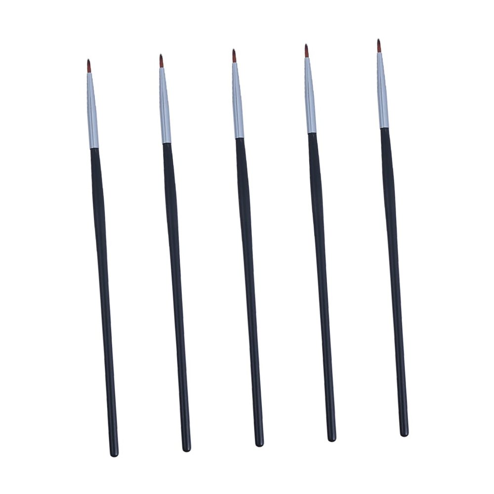BELLIFFY 5pcs Cosmetic Eyeliner Brush Professional Lipstick Applicators for Precise Makeup Application and Skin-friendly Tools for Eyes and Lips for Beginners and Makeup Random Style