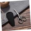 TOVINANNA Portable Beard Scissors Beauty Scissors for Mustache Trimming Includes Pu Cover and Precision Pointed for Home and Salon Use view 3