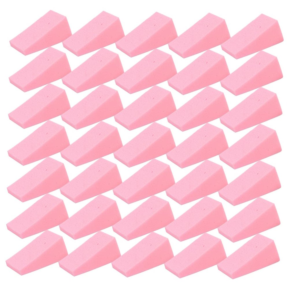 Baluue 30pcs Geometric Makeup Powder Small Sponges for Dry Wet Use Foundation Applicator